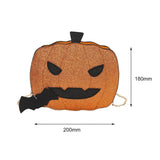 Pumpkin Shape Shoulder Bag Girl Messenger Handbag Halloween with Chain Strap