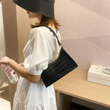 Soft Shoulder Bag for Women, Solid Color Handbag, All-match Underarm Purse