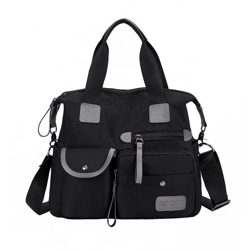 Waterproof Nylon Women Shoulder Bag Large Capacity Crossbody Tote