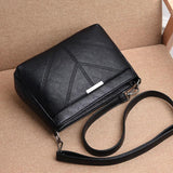 Women's PU Leather Shoulder Messenger Handbag Mom Bag