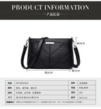 Women's PU Leather Shoulder Messenger Handbag Mom Bag