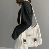 Qiaoudo Canvas Women Messenger Bag Large Shoulder Crossbody Bags