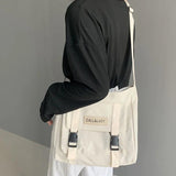 Qiaoudo Canvas Women Messenger Bag Large Shoulder Crossbody Bags