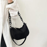 Acrylic Chain Handbags Underarm Shoulder Bags for Women Cross Bag