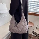 Women Nylon Shoulder Bag Casual Tote Down Diagonal Bags