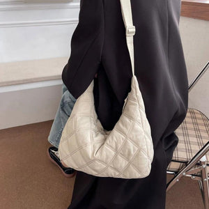 Women Nylon Shoulder Bag Casual Tote Down Diagonal Bags