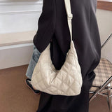 Women Nylon Shoulder Bag Casual Tote Down Diagonal Bags
