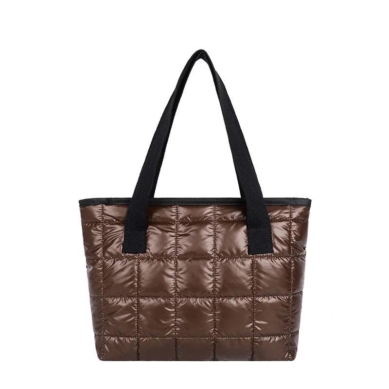 Women Autumn Winter Totes Large Capacity Handbag Soft Shoulder Bags Purse