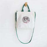 Dog Print Women Handbags Classic Ladies Shoulder Bag Casual Style Handbag