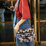Canvas Messenger Bag Top-Handle Tote for Women Handbags