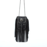 Soft Rivet Tassel Bag Chain Small Bag