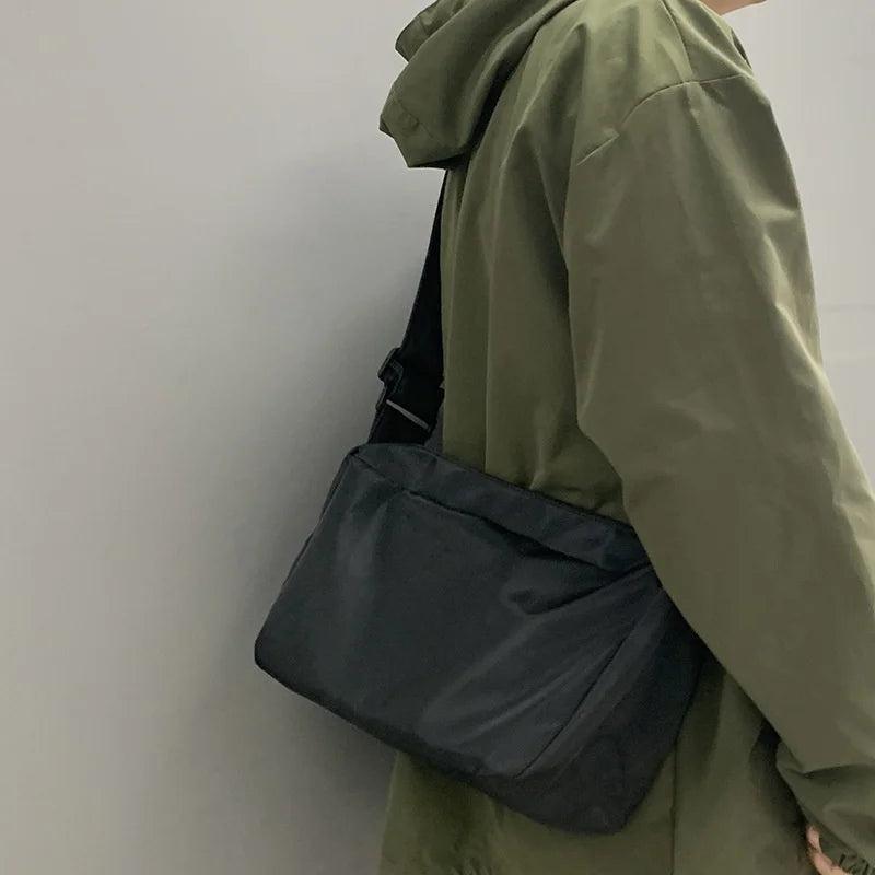 Nylon Waterproof Crossbody Shoulder Bag for Women Men