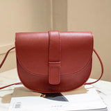 Small Flap Crossbody Bag PU Leather Shoulder Messenger for Women