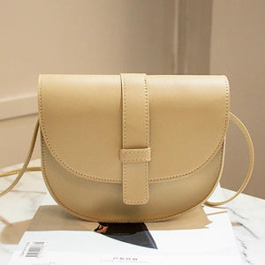 Small Flap Crossbody Bag PU Leather Shoulder Messenger for Women