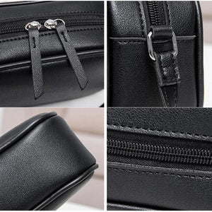 Vintage Casual Small Square Bags For Women Solid PU Leather Totes Handbags Lady