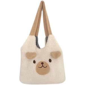 Winter Plush Bag Female Large Capacity Shoulder Bag