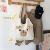 Winter Plush Bag Female Large Capacity Shoulder Bag