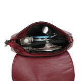 Vintage Soft PU Leather Flap Shoulder Crossbody Bag Purses Handbags