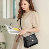 Vintage Soft PU Leather Flap Shoulder Crossbody Bag Purses Handbags