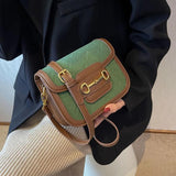 Women PU Leather Messenger Bag Frosted Texture Handbags Tote Bags