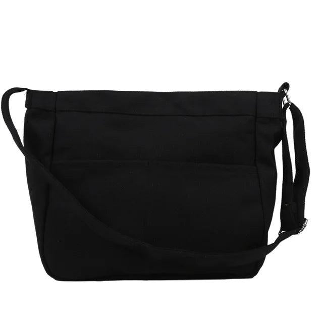 Canvas Shoulder Bag Large Capacity Satchel