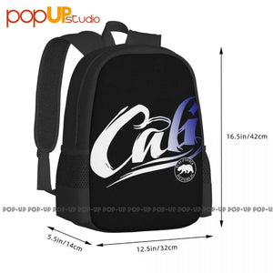 California Republic Cali Bear Backpack Large Capacity School Style Gymast Bag