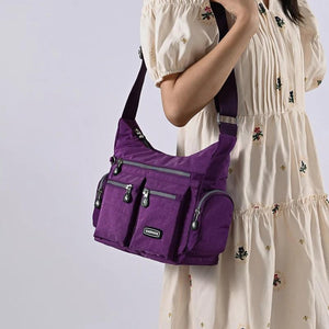 Light Nylon Women's Travel Handbag Crossbody Messenger Bag