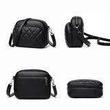 Women's Diamond Lattice Shoulder Crossbody Bag
