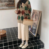 Retro Lamb Wool Women Shoulder Bags Plush Ladies Chain Underarm Bag