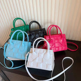 Small Handbags Women Shoulder Bag Pu Leather Crossbody Top Handle Bags