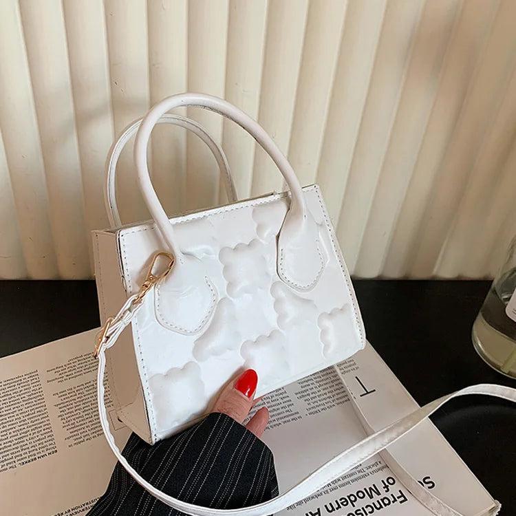 Small Handbags Women Shoulder Bag Pu Leather Crossbody Top Handle Bags