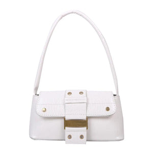 Retro Casual Ladies Totes Shoulder Bag PU Leather Underarm Bag