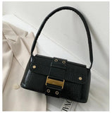 Retro Casual Ladies Totes Shoulder Bag PU Leather Underarm Bag
