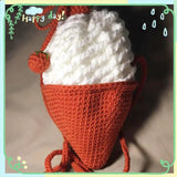 Hand Woven Ice Cream Messenger Bag Cone Design