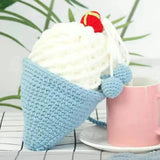 Hand Woven Ice Cream Messenger Bag Cone Design