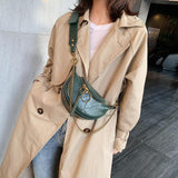 Women's PU Leather Crossbody Bag Chain Shoulder Travel Handbag