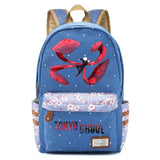 Anime Tokyo Ghoul Teenger Zip Packsack Casual Backpack Unisex Student