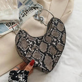 Leopard Chains Shoulder Bag Purses Handbags Girls Bag