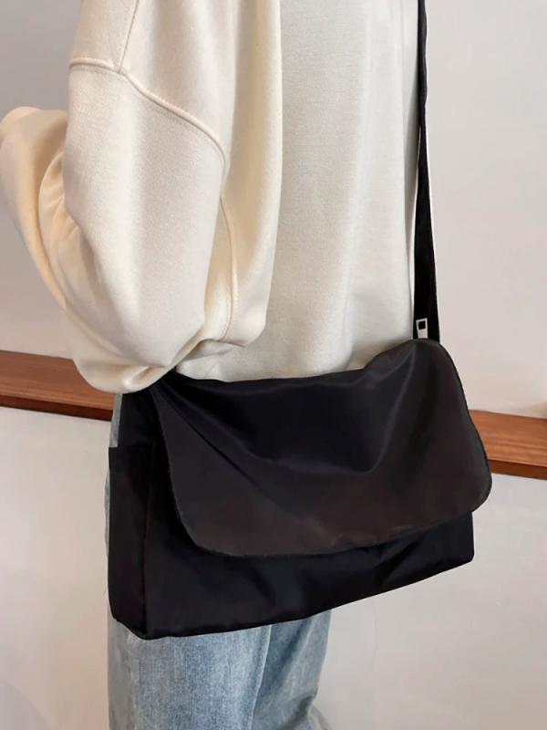 Waterproof Nylon Shoulder Bag Crossbody Messenger Bag