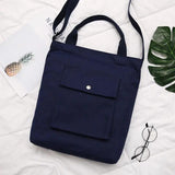 Canvas Shoulder Bag Casual Shopping School Girls A1391