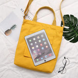 Canvas Shoulder Bag Casual Shopping School Girls A1391