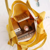 Canvas Shoulder Bag Casual Shopping School Girls A1391