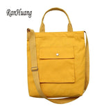 Canvas Shoulder Bag Casual Shopping School Girls A1391
