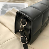 Weave PU Leather Crossbody Bag for Women