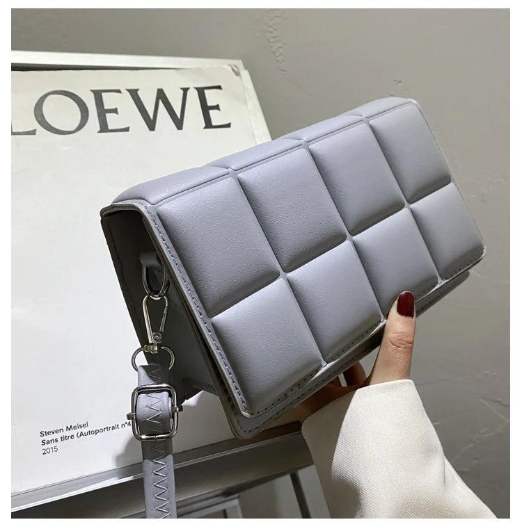 Weave PU Leather Crossbody Bag for Women