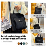 Corduroy Eco Organizer Large Tote Girls Handbags Accessories Crossbody