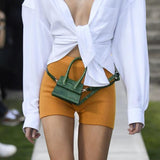 Crocodile Pattern PU Leather Crossbody Bag Women Shoulder Mini Purse Handbag