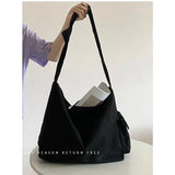Large Capacity Canvas Shoulder Bags Women Lazy Casual Crossbody All-match