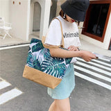 Canvas Large One Shoulder Bag Multi-functional Soft Handbag