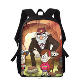 13 Inch Gravity Falls Backpack Kids Schoolbags Girls Boys Kindergarten Toddler